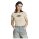 Adidas Γυναικεία κοντομάνικη μπλούζα Campus 2000 Back Cut Out Rib Tee